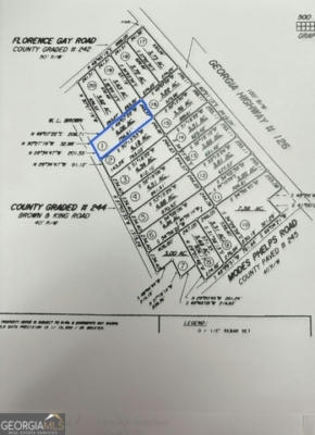 0 BROWN AND KING # TRACT 1 BUILDERS LOT, DUBLIN, GA 31021 - Image 1
